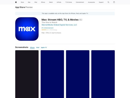 Max: Stream HBO, TV, & Movies